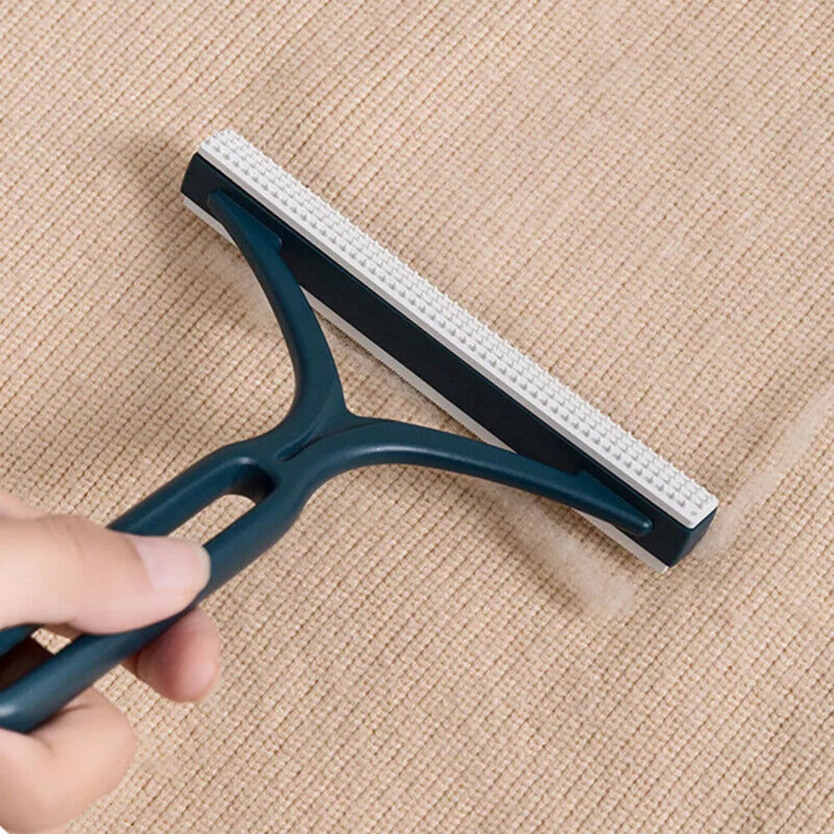 Fabric Shaver Clothes Silicone Lint Remover For Pet Dog Cat Hair Cleanin 1x Navy