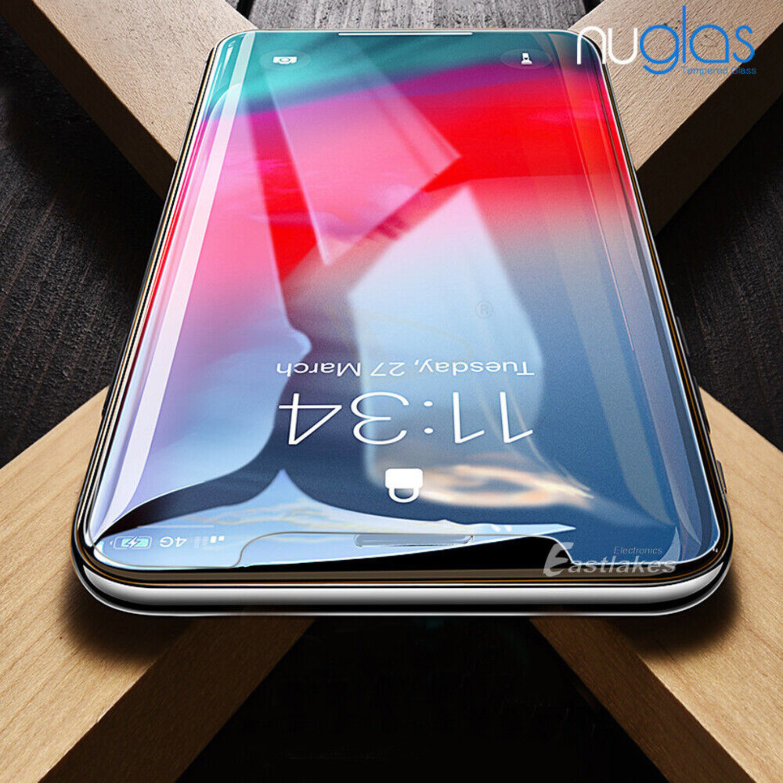 2x iPhone 14 Pro Genuine Nuglas Tempered Glass Screen Protector