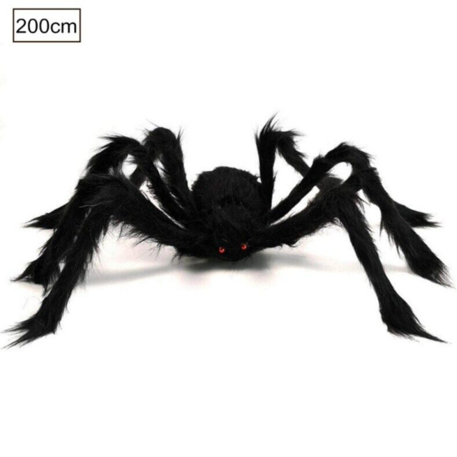 200CM Haunted House Prop Halloween Giant Spider Decoration Indoor Outdoor Party
