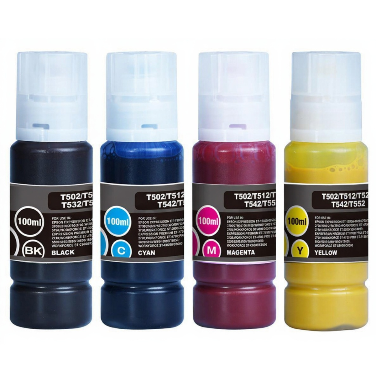 Epson EcoTank Compatible Sublimation Ink Bottle Combo 100ml 4 Pack