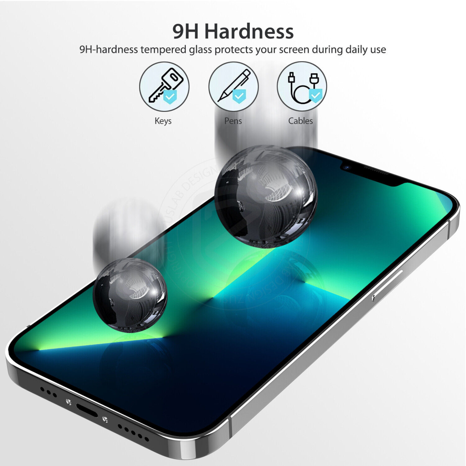 iPhone 14 Pro Max Anti-Spy Full Tempered Privacy Glass Screen Protector