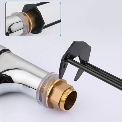 Universal Basin Wrench Sink Plumber Faucet Tool 2x Set A+B