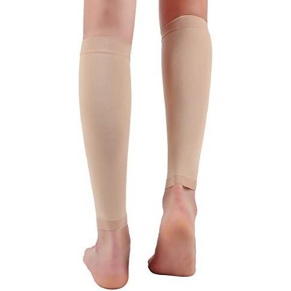 Nude Foot Support Sleeve Relieve Compression Socks Leg Calf Varicose Stockings