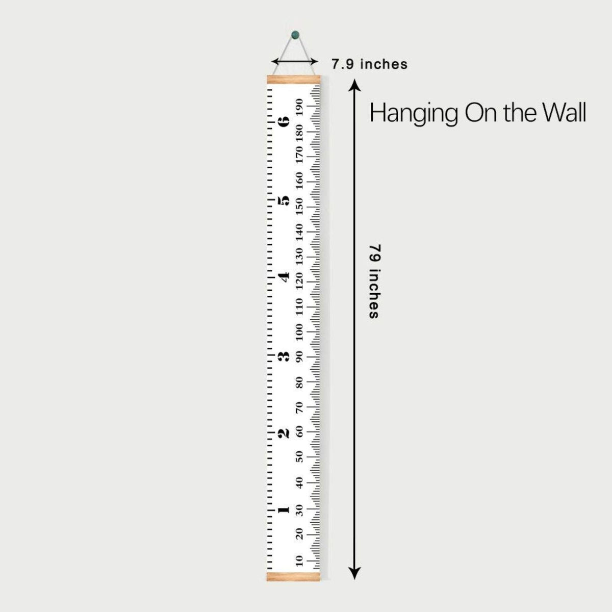 Ruler Chart Children Height Growth Ruler Wall Hanging Personalized Kids Measure