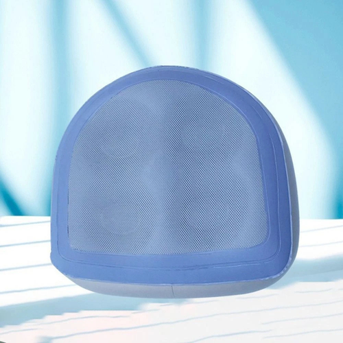 Inflatable Spa Booster Cushion Hot Tub Support Seat Pillow Pad Blue