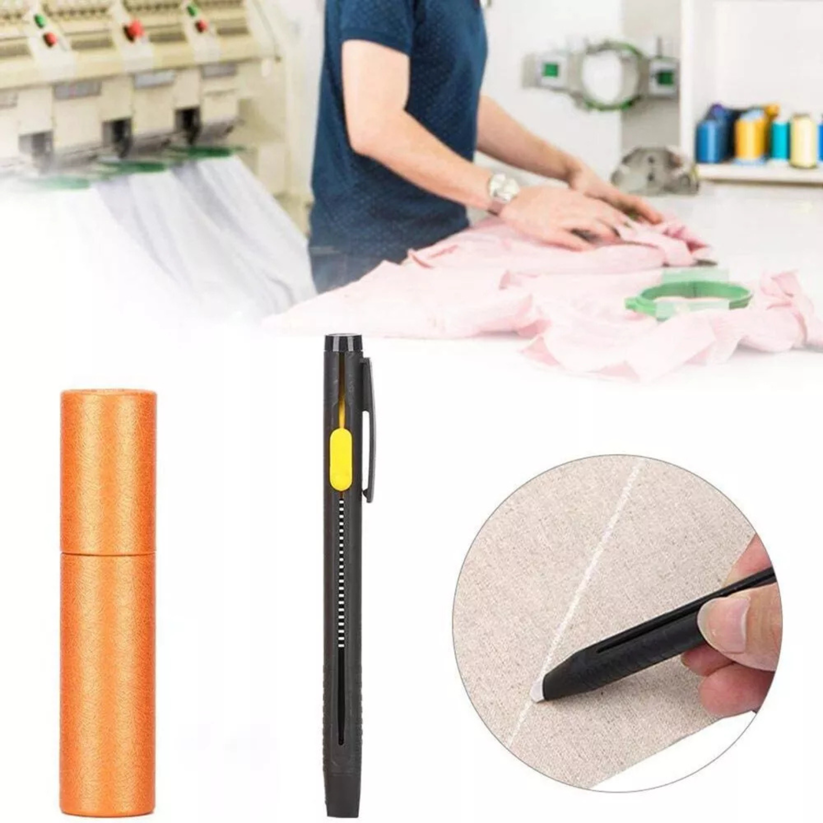 Pencil Sewing-Accessories Patchwork Fabric Sewing Chalk Tailors Marker 1x Pen