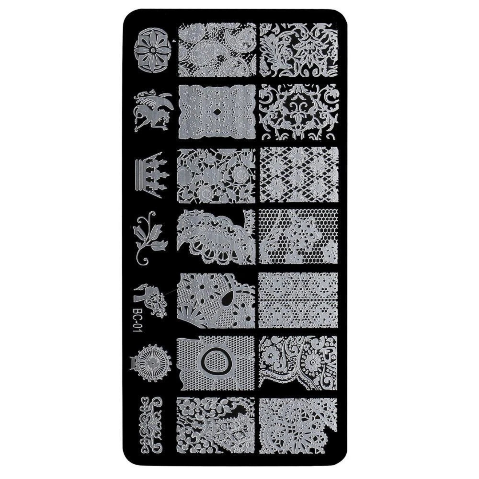 Nail Clear Stamp Silicone Stamper with Set Precise Art Tool Manicure