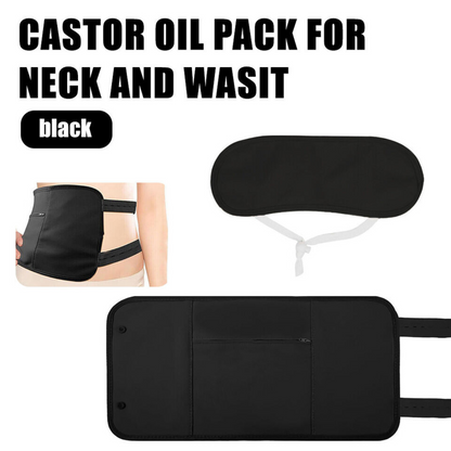 Inflammation Wrap Belt Toxin Remover Sets Pack Black Waist Neck
