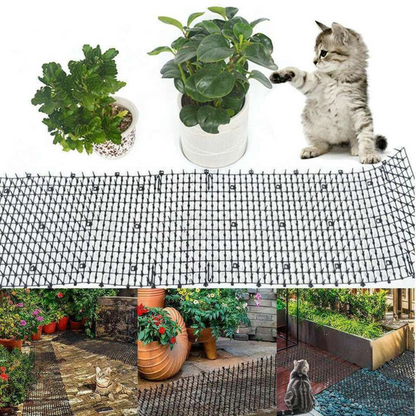 Garden Protector Keep Away 4M Cat Scat Mat Spikes 400x30cm Anti-Cat Animal