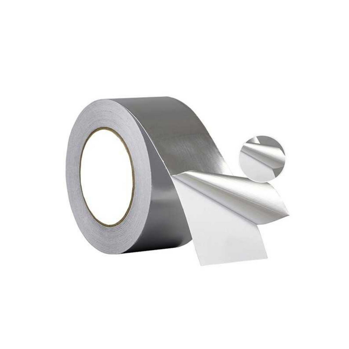 48mm Aluminium Foil Adhesive Sealing Tape Heating Duct Silver Repairs
