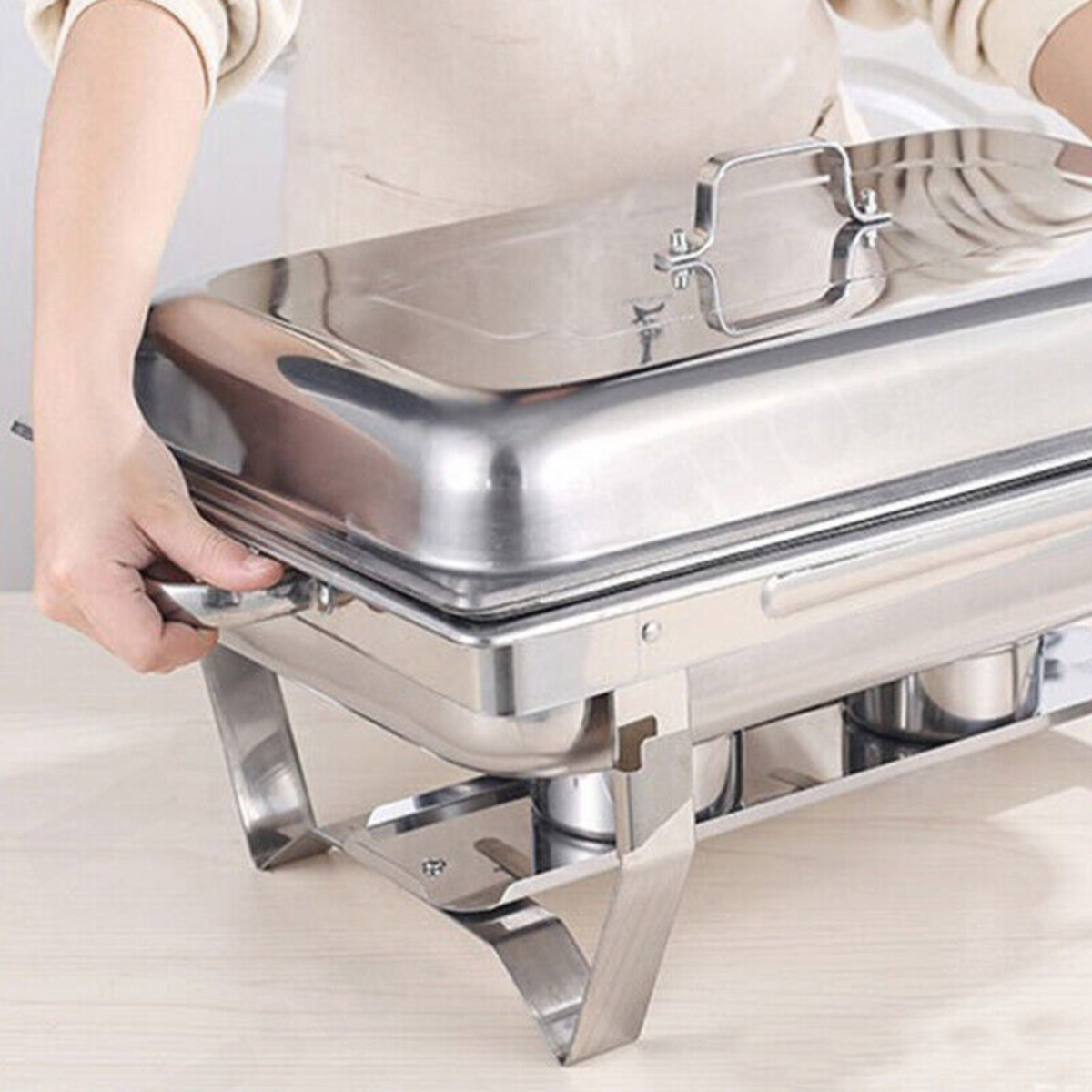 2*4.5L Chafing Dish Buffet Food Warmer  Multi Stainless Steel Bain Marie
