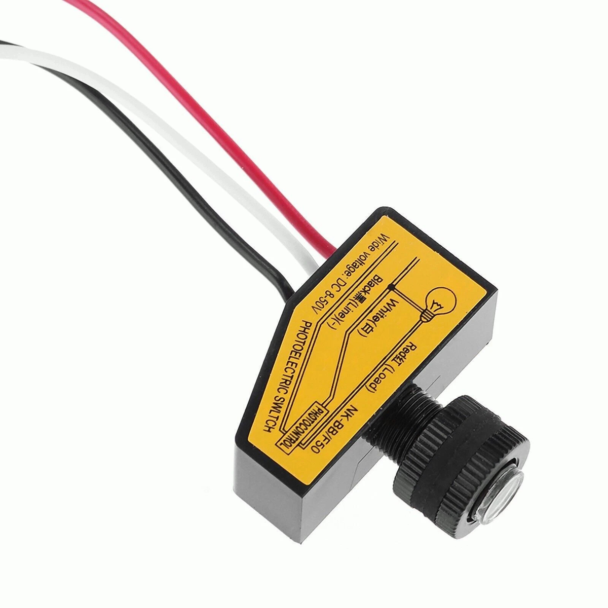 Light Automatic Sensor Control DC 12V 24V 36V 48V Dusk to Dawn 1x