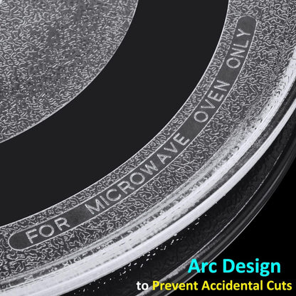 245mm Dia Turntable Glass Food Tray Platter Microwave Oven PLate