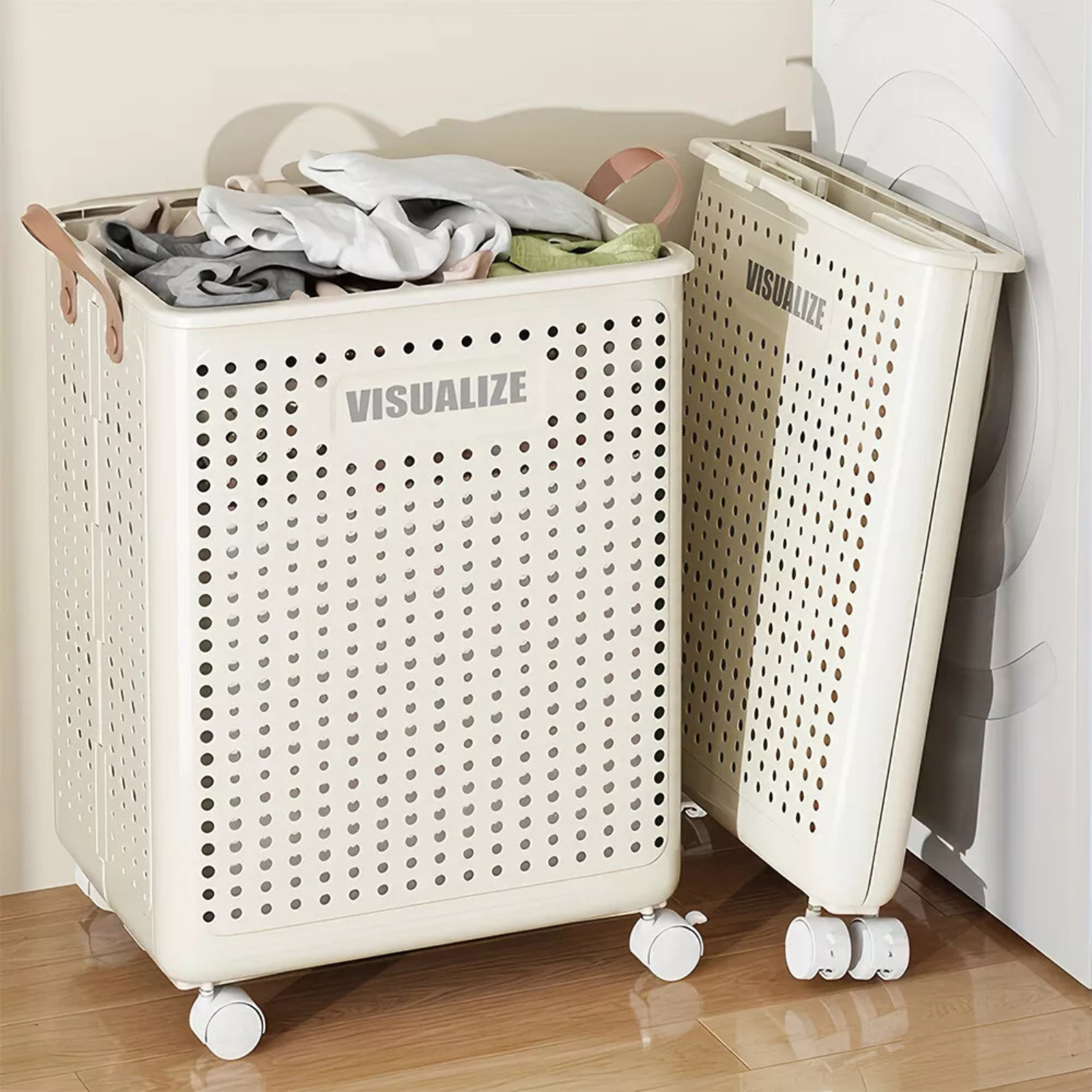 Foldable Washing Hamper Clothes Laundry Basket Storage Bag Bin Organiser Large