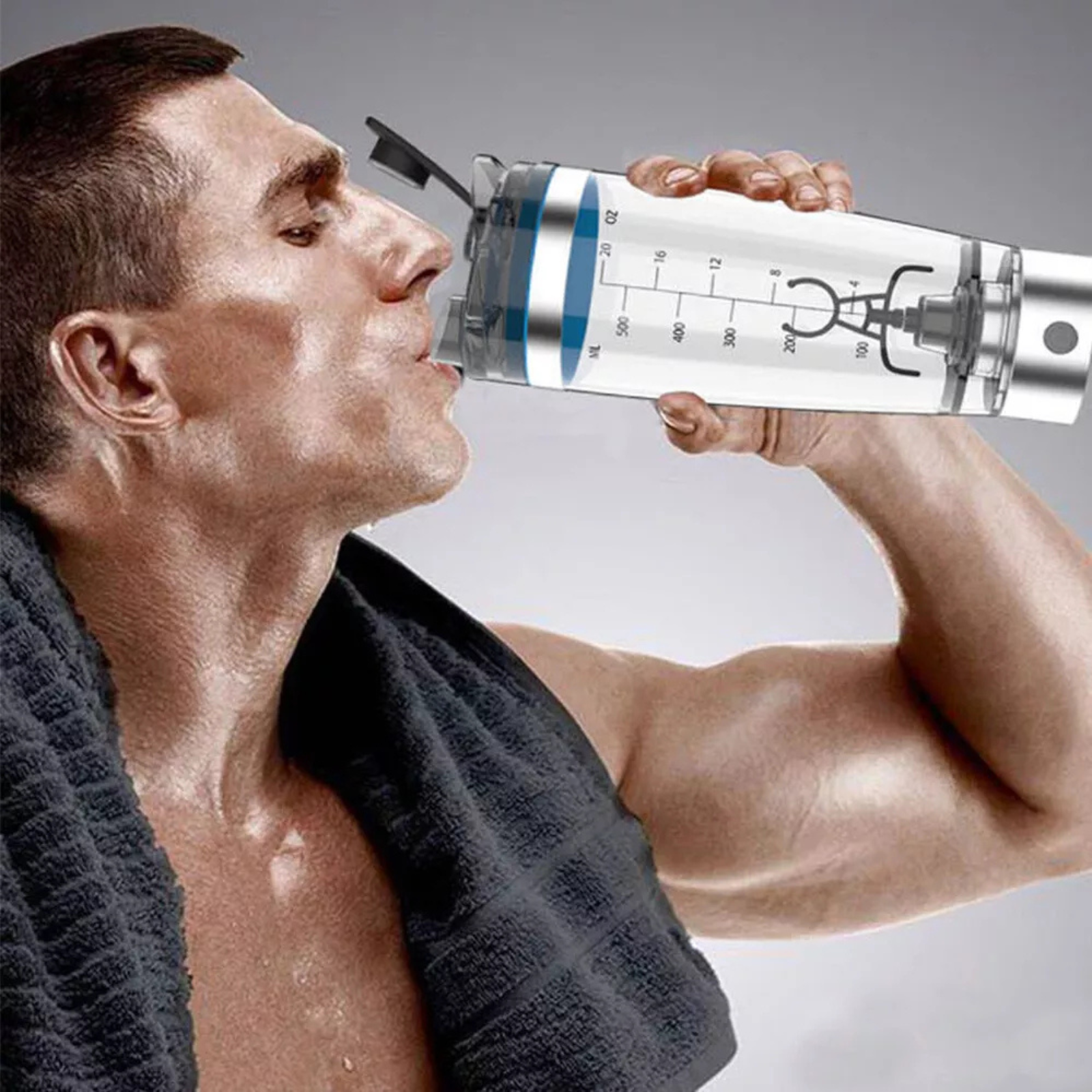 Bottle Portable Blender 600ml Protein Shaker Electric Smart Mixer Cup