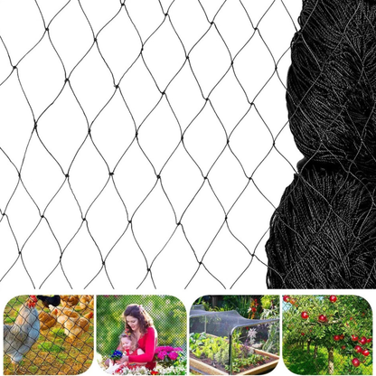 Commercial Anti Bird Netting Mesh Net Black 20mx5m Garden Protection Safety