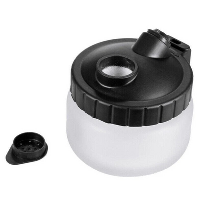 Airbrush Cleaning Pot Air Brush Cleaner Jar with Filter Lid