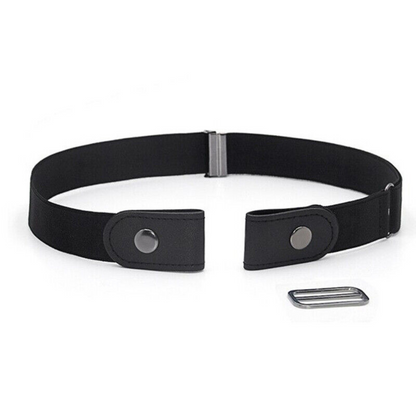 Women's No Bulge Hassle Belt Buckle-free Elastic Invisible Comfortable for Jeans