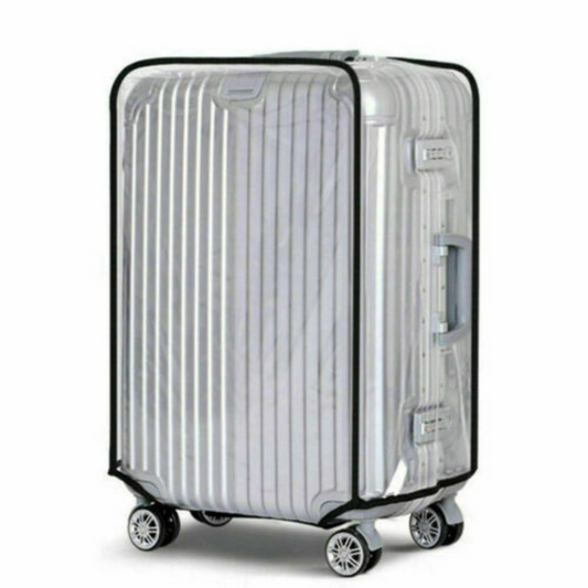 30" Clear PVC Travel Luggage Protector Transparent Waterproof Suitcase Cover