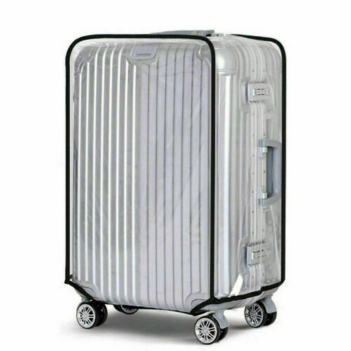 28" Clear PVC Travel Luggage Protector Transparent Waterproof Suitcase Cover