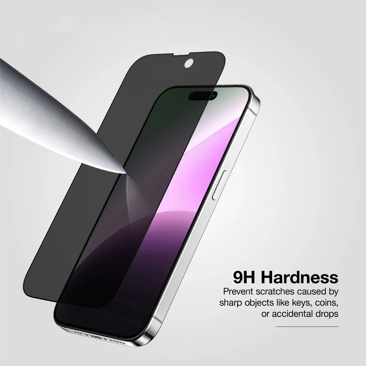 2x iPhone 17 Anti Spy Privacy Tempered Glass Screen Protector