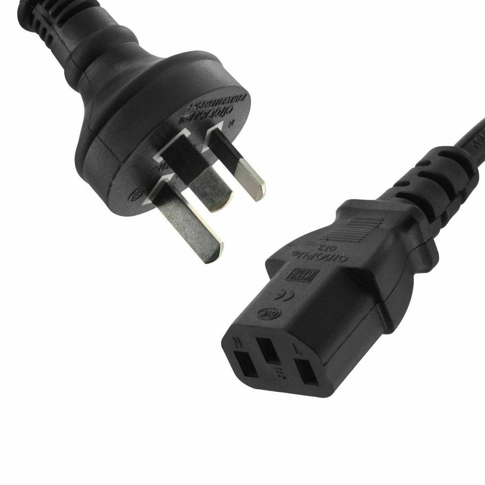 3 Pin Australian Plug to IEC-C13 Socket 1.5M Power Cord 250V 10 A Lead Cable