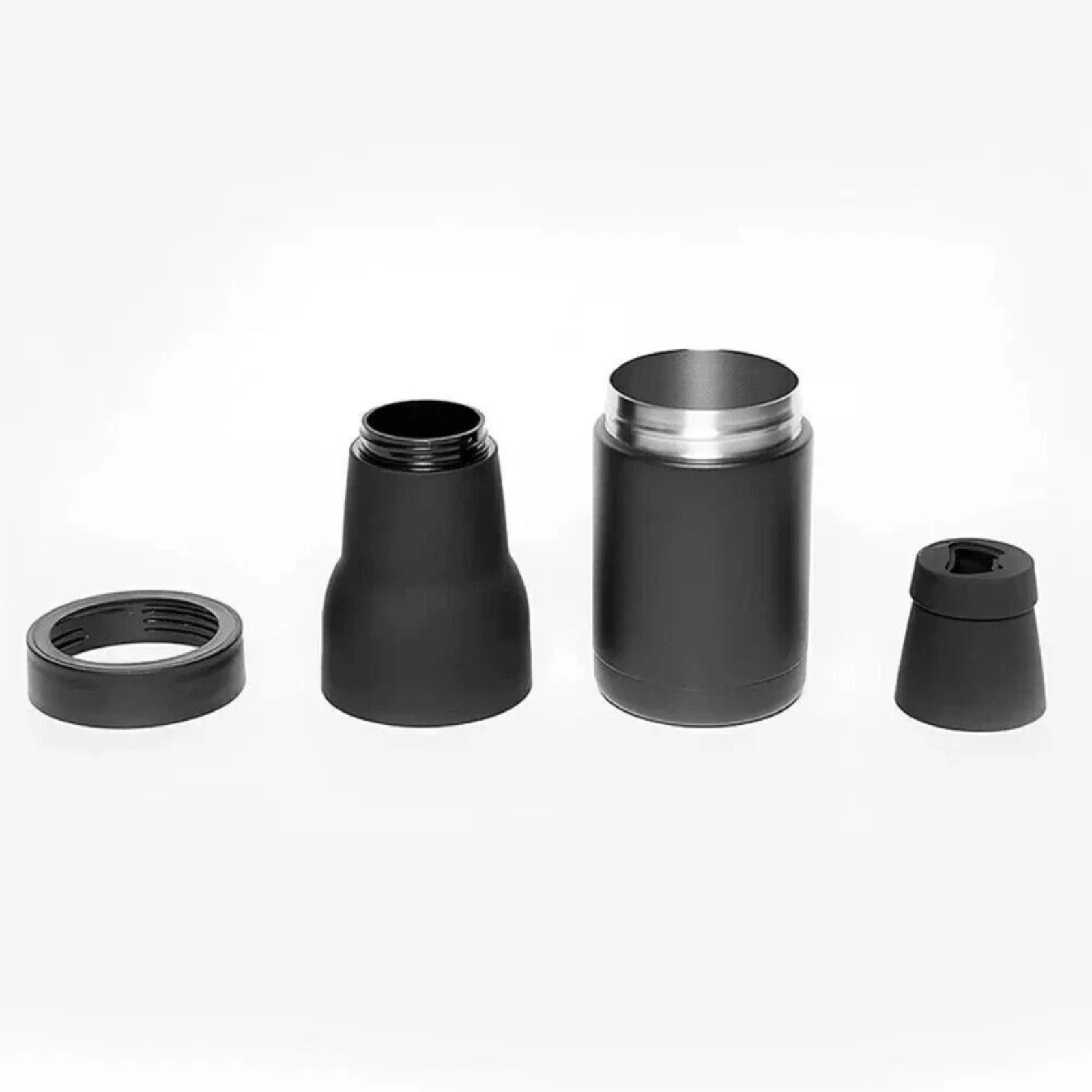 3 in 1 Insulated Stainless Steel Beer Bottle Cooler Vacuum Flask Black