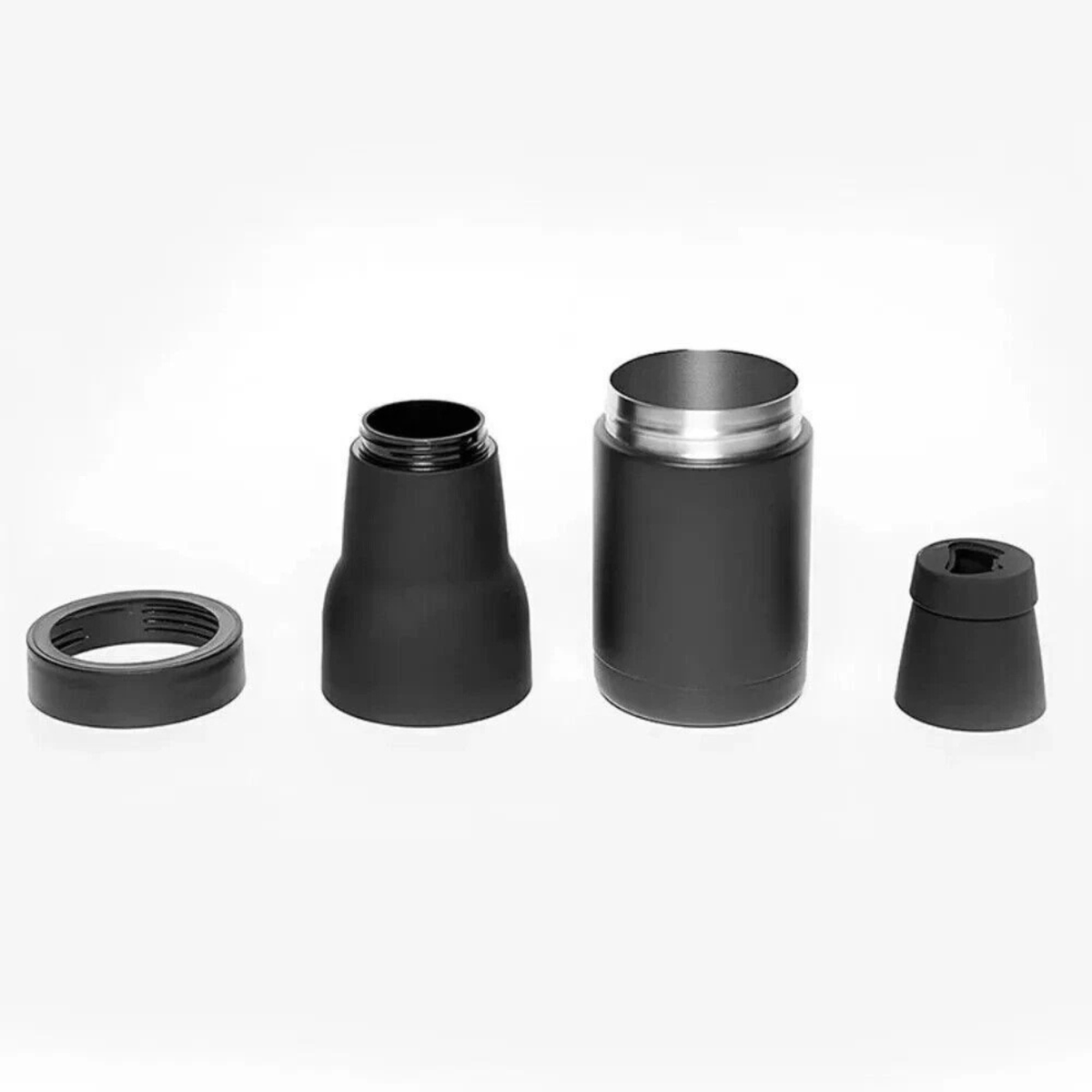 3 in 1 Insulated Stainless Steel Beer Bottle Cooler Vacuum Flask Black