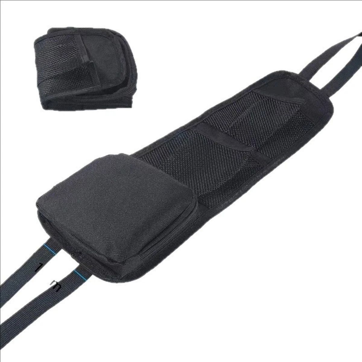 Car Seat Side Hanging Storage Organizer Net Bag Phone Holder Mesh Pocket