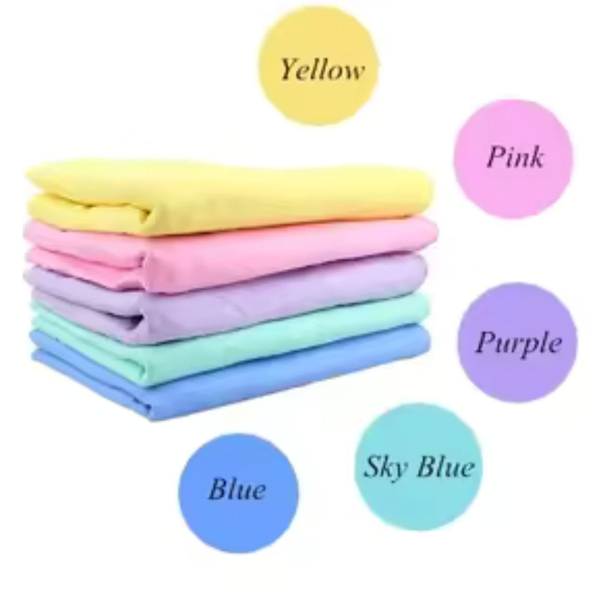 5x Large Size Shammy Chamois Towels for Car Home Office Pet Garden