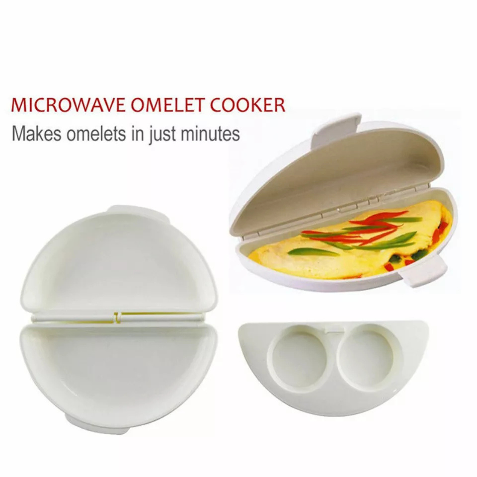 Microwavable Cooker Microwave Egg Omelette Omelett Omelet Pan Maker