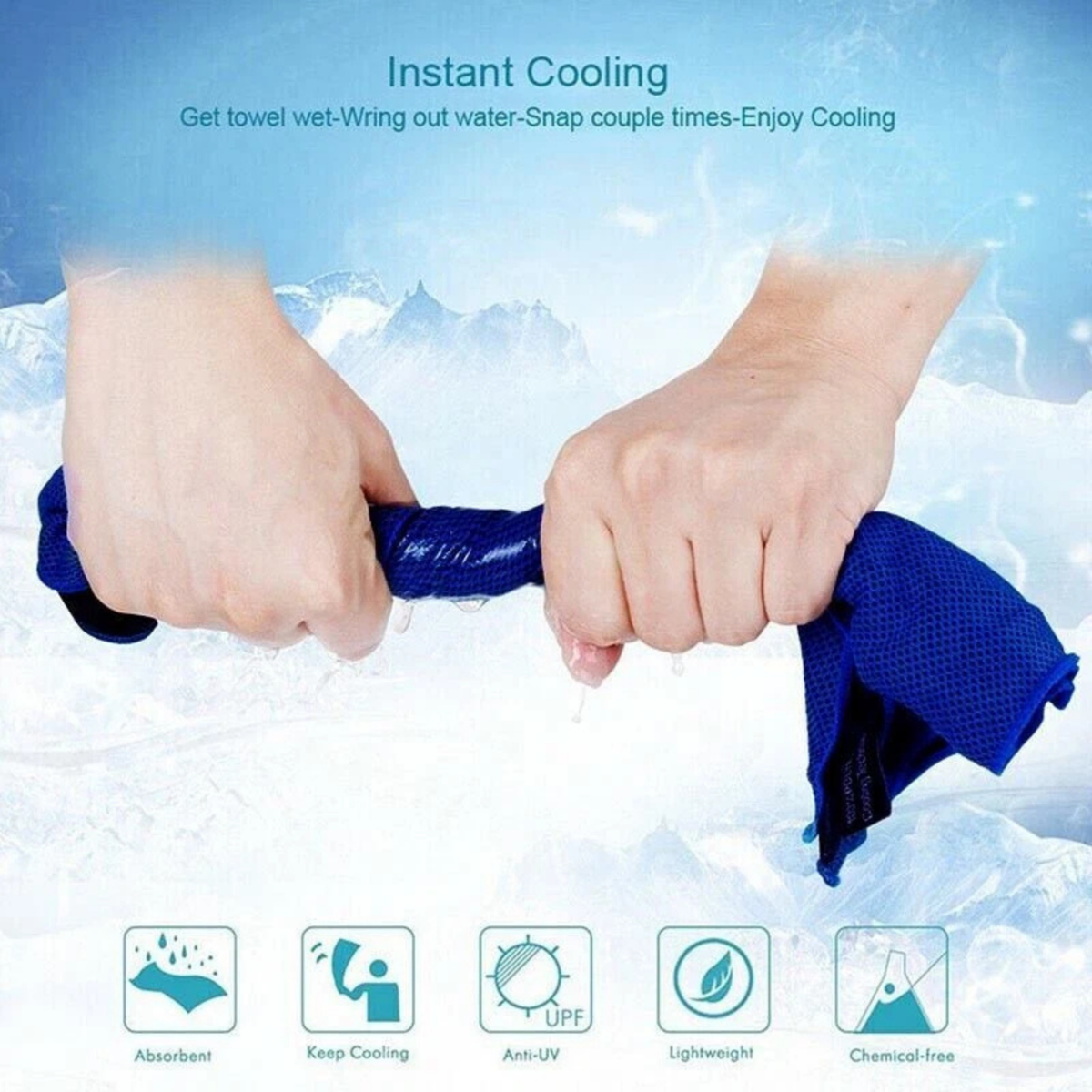 Cooling Towel Instant Cold Cool Outdoor Cycling Jogging Sports Training