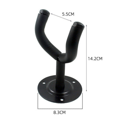 Wall Mount Guitar Holder Hook Rack 2pcs Guitar Hanger Padded Bracket Display