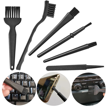 Anti-Static Keyboard Cleaning Kit 6PCS Electronics Screen Dust Removal