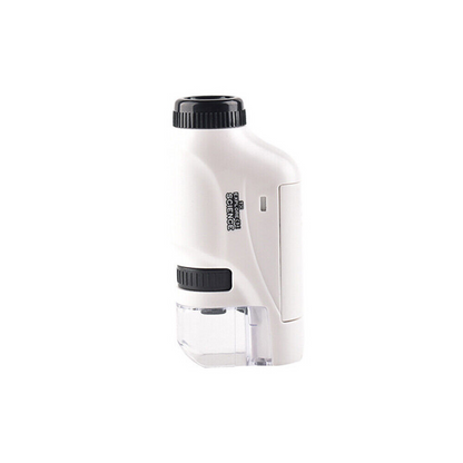 60X-120X Handheld Magnification Lens With LED Lighted Kids Pocket Microscope