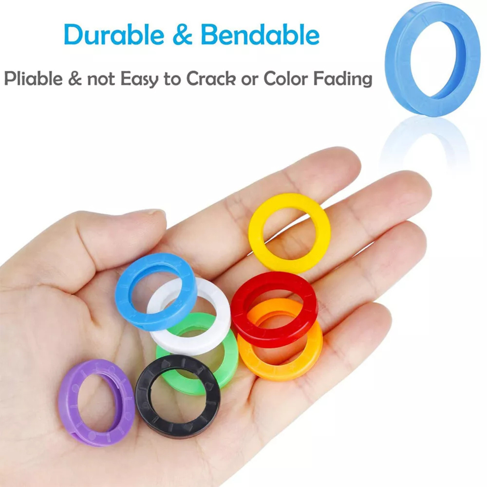 Topper Keyring Keys Round House Key Cover Key Cap Random Identifier 20x