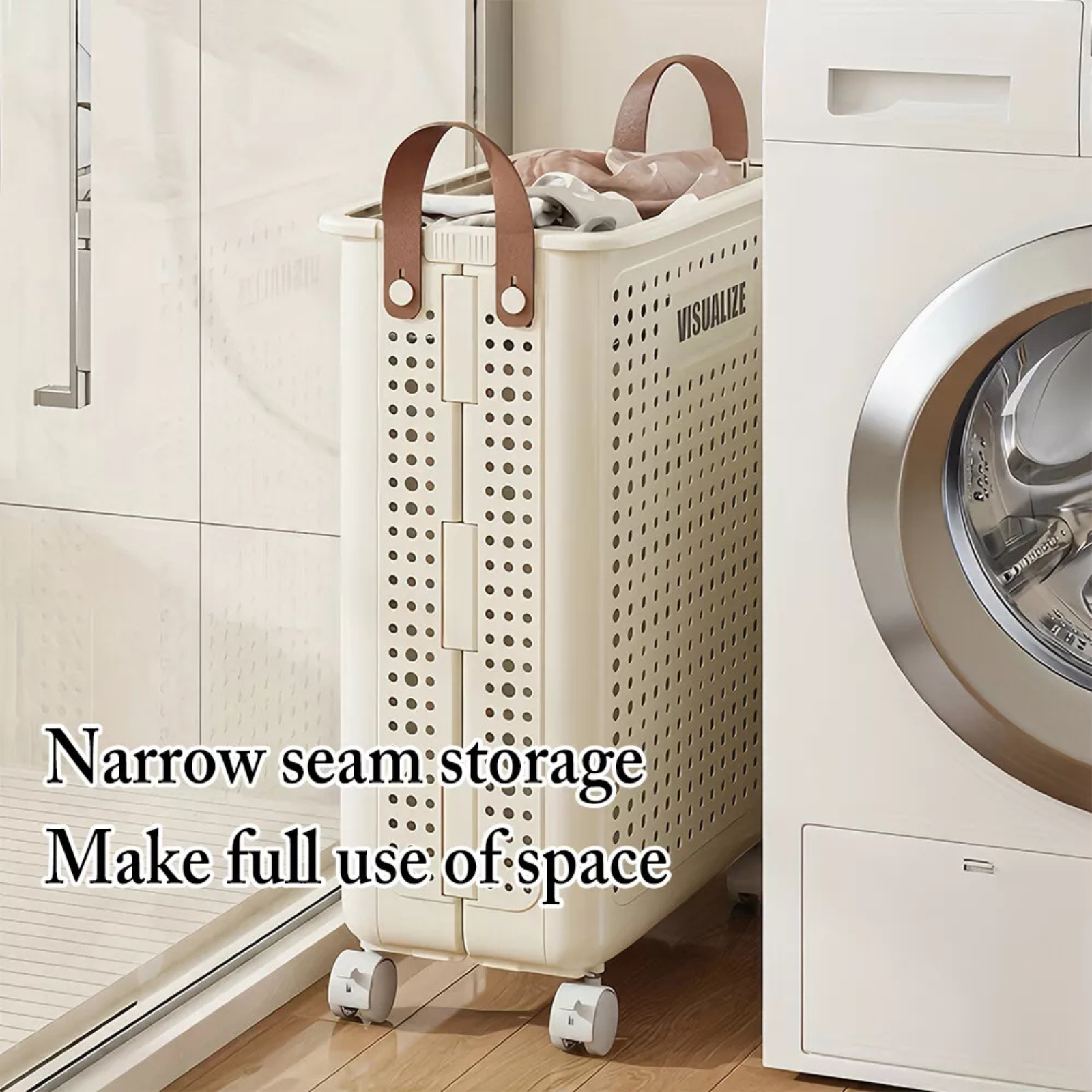 Foldable Washing Hamper Clothes Laundry Basket Storage Bag Bin Organiser Medium