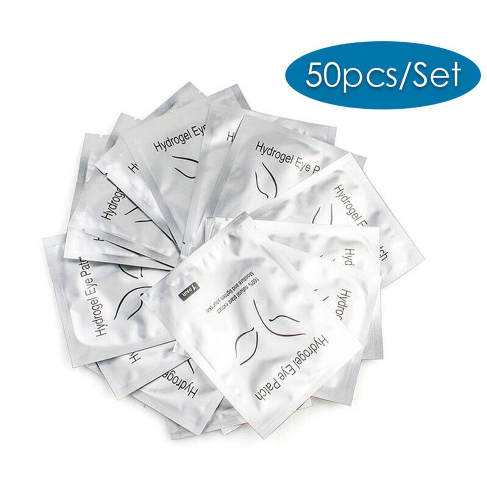 50x Eyelash Pads Under Eye Curve Patch Lint Free Lash Extension Beauty