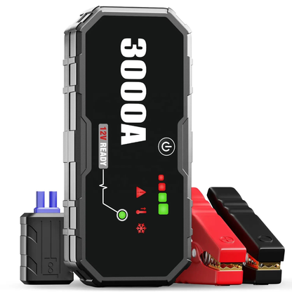 Portable 12V Car Jump Starter Booster Battery Emergency Power Pack