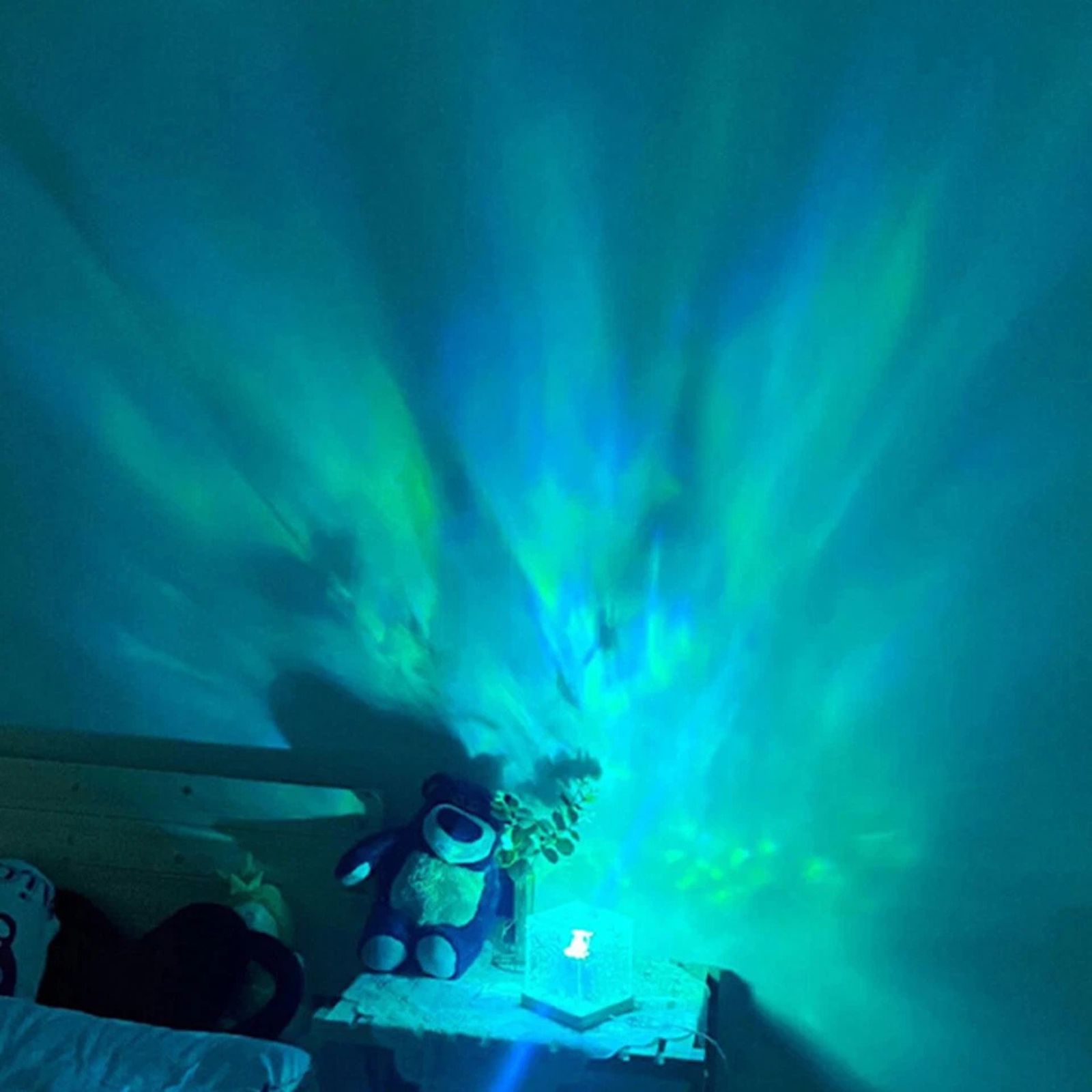 Rechargeable RGB Aurora Cube Lamp Northern Lights Effect 16 Colour Changing