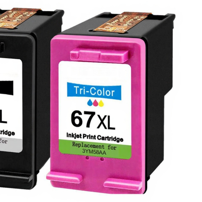HP 67XL Compatible High Yield Ink Cartridge Combo Value 3 Pack