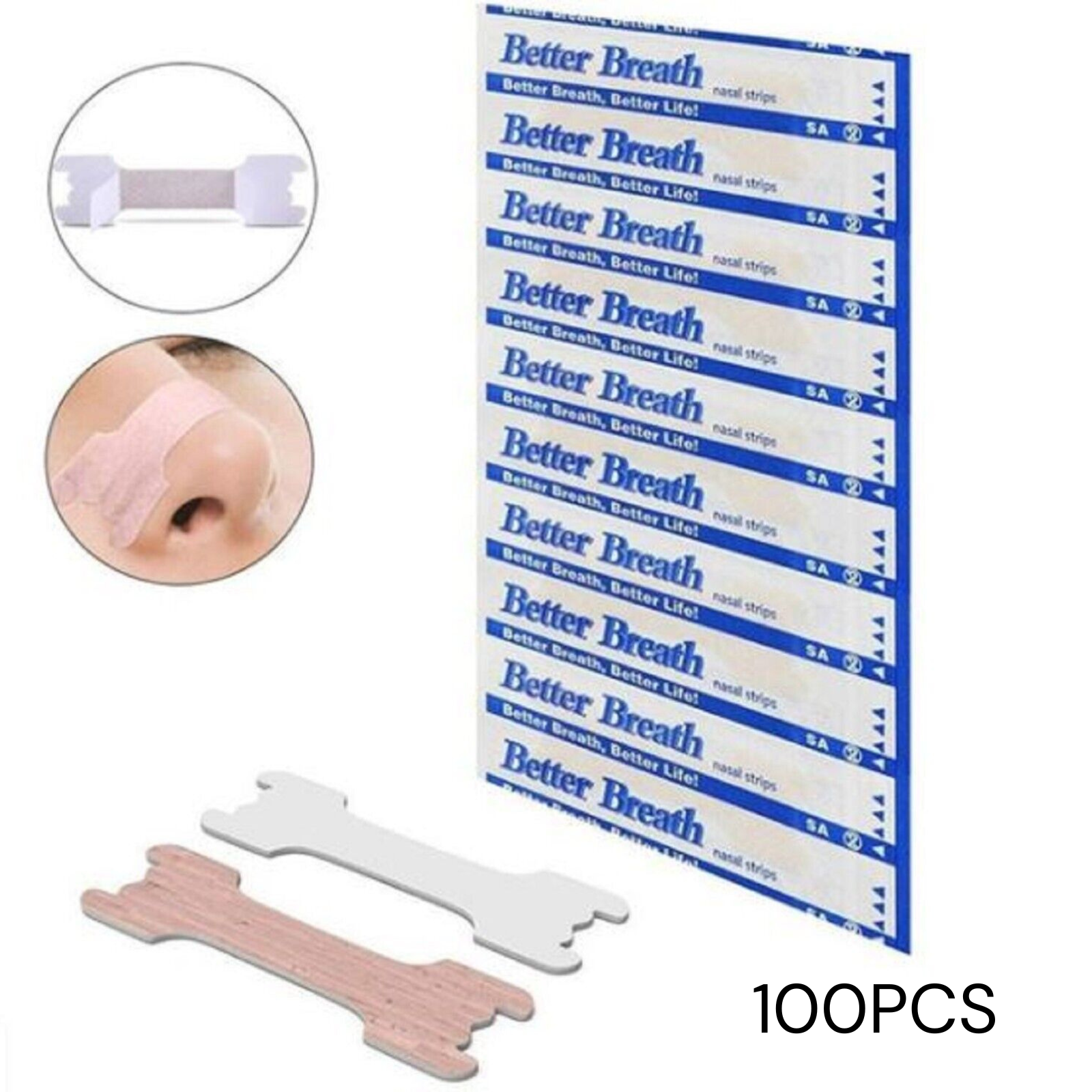 Anti Snore Nose Strips Help Breathe Better Nasal Strips Stop Snoring Large