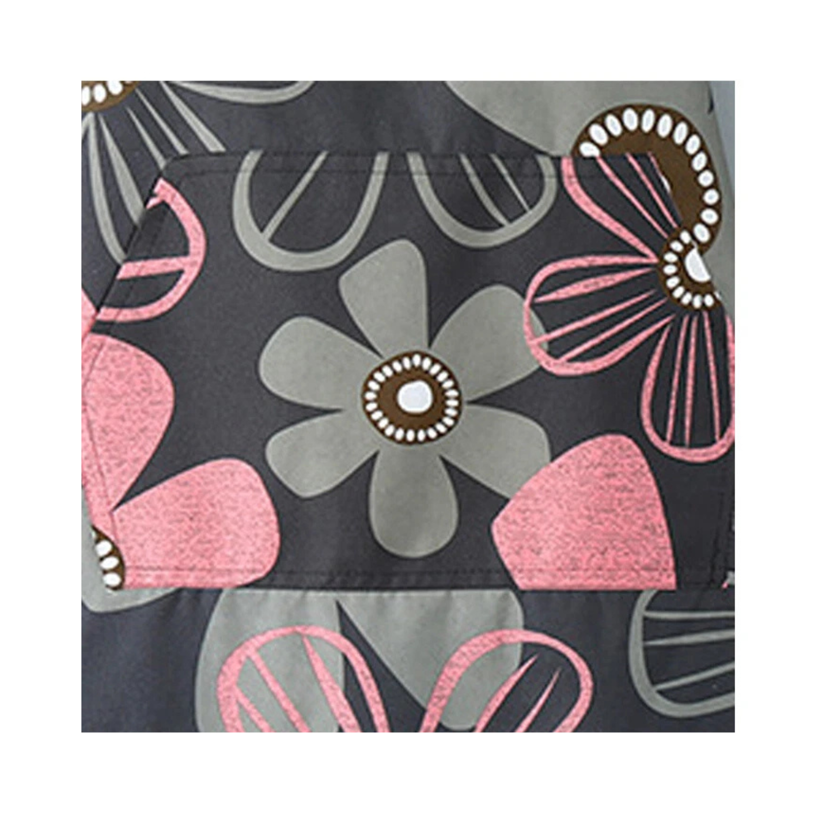 Kitchen Cooking Apron Oil-proof Printed Floral Design Waterproof Protective