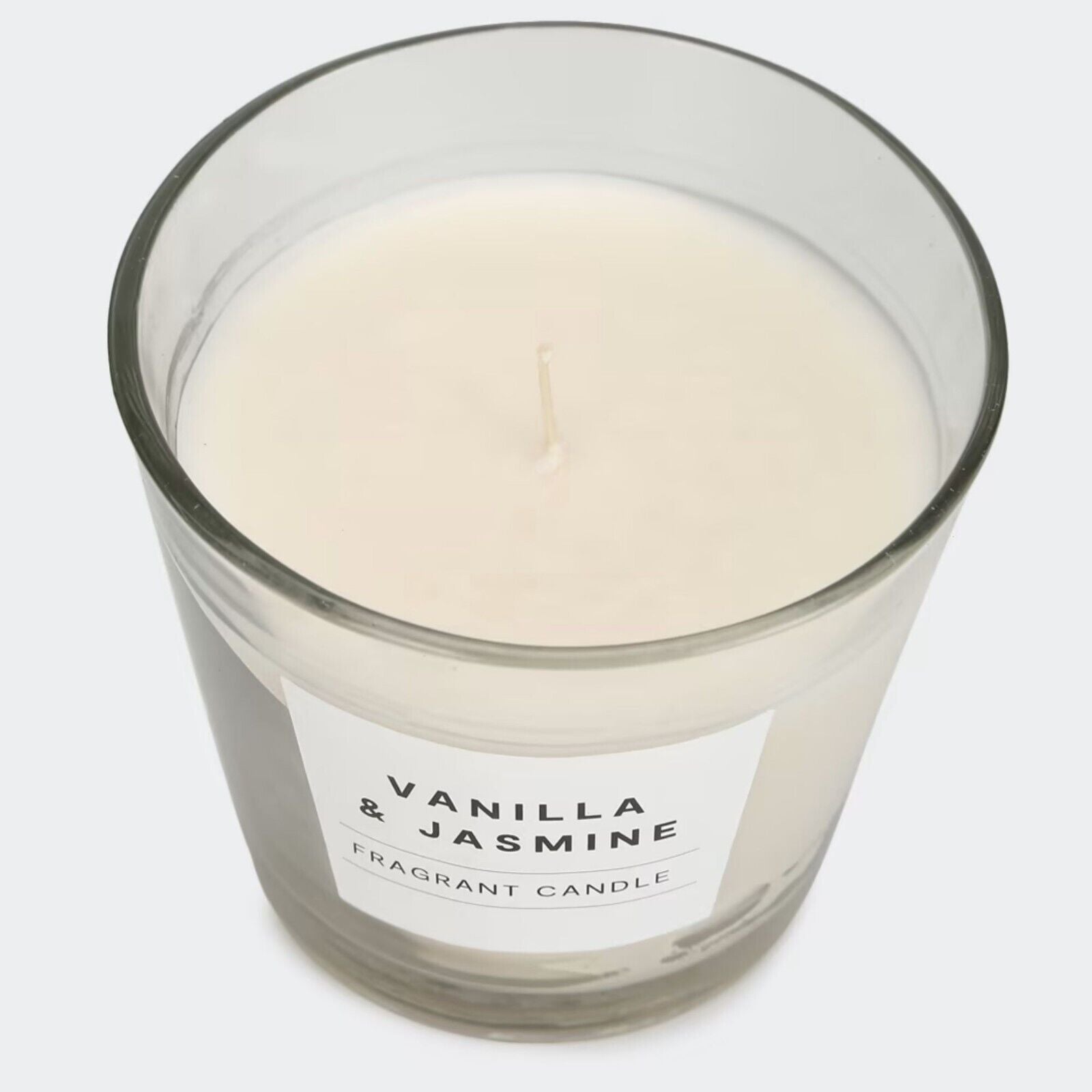 Scented Candles in Glass Fragrant Vanilla & Jasmine