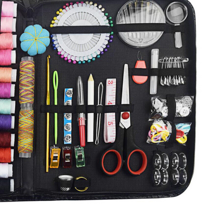 Portable Mini Premium Sewing Kit 183Pcs Travel Home Beginner Emergency