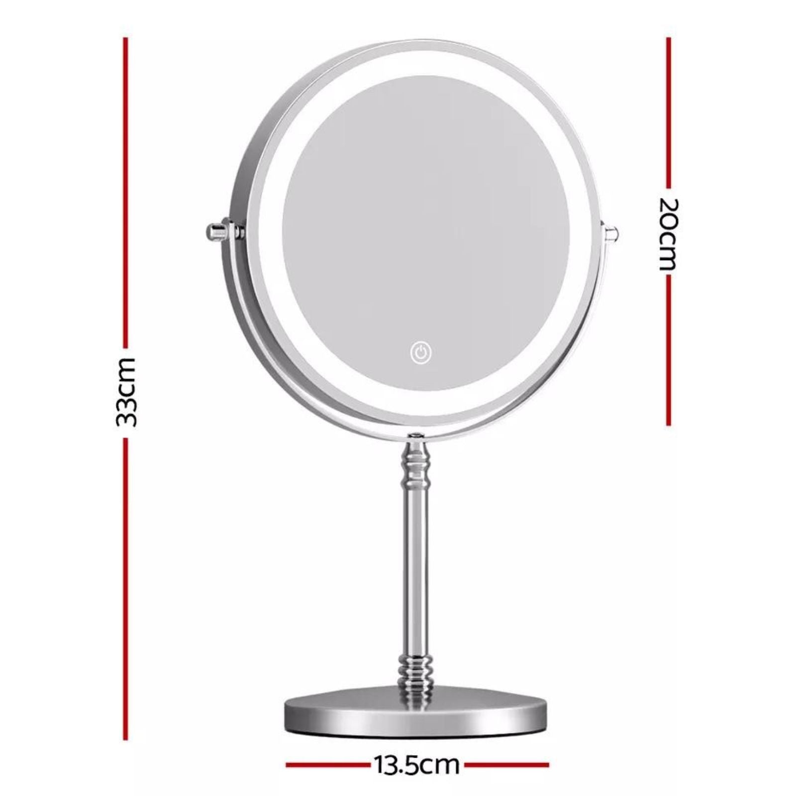 Embellir 10X Magnifying LED Cosmetic Round Mirror 360° Rotation
