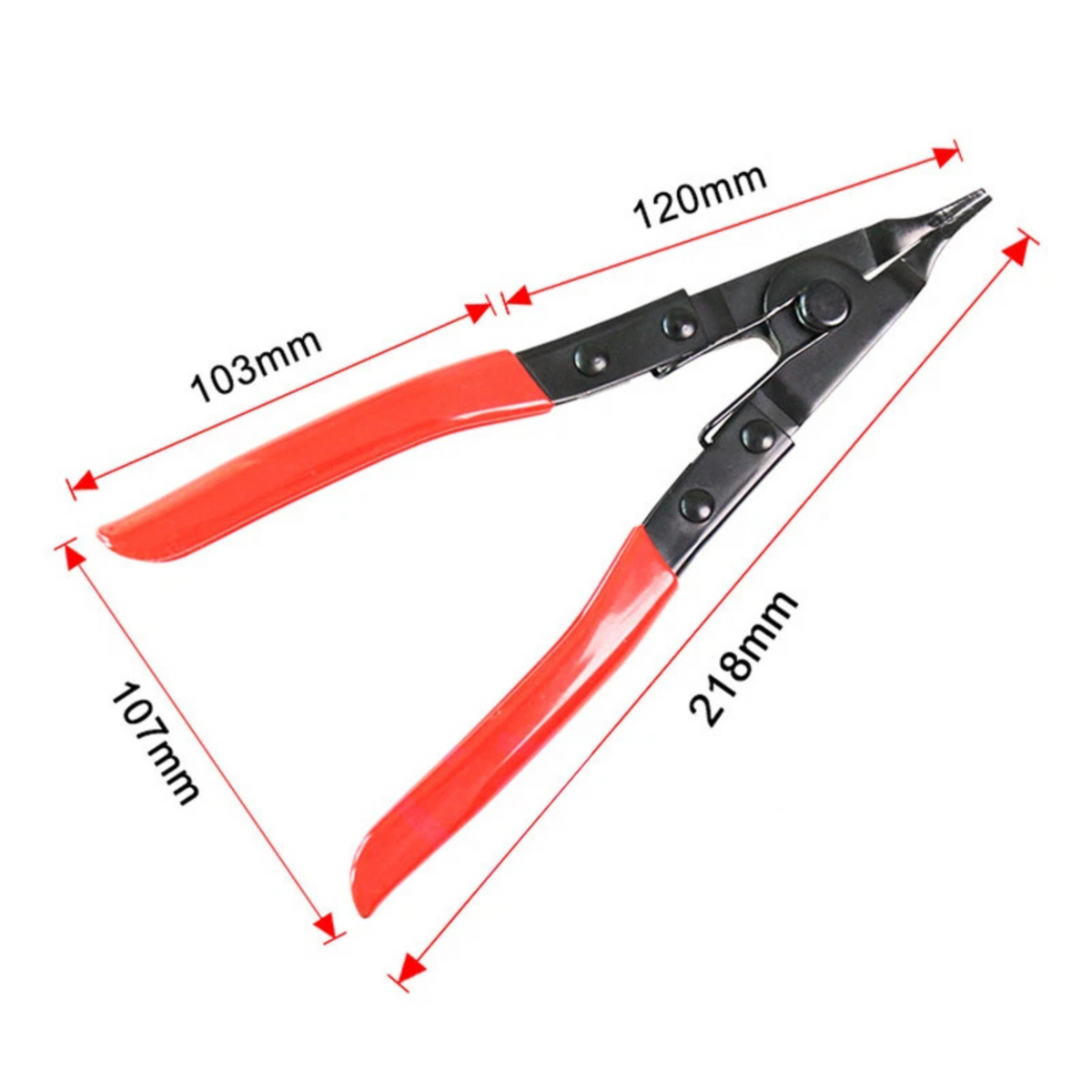 Circlip Spring Snap Ring Pliers Carbon Steel Durable Precise Removal Tool