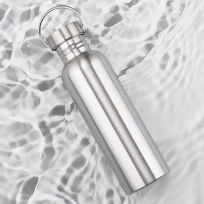 Motivational Sports Drink Cup Flask 1000ml Stainless Steel Water Bottle