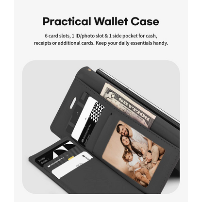 Samsung Galaxy S23 Ultra Case Leather Cover Wallet Case
