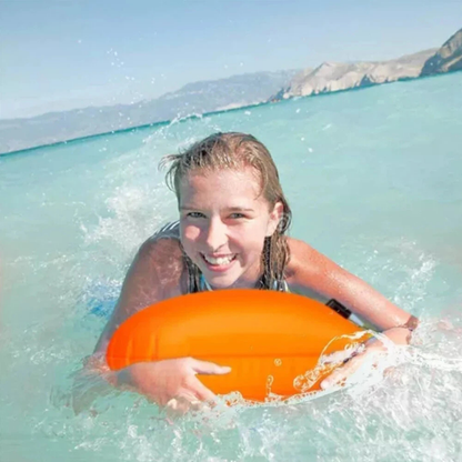 Inflatable Open Water Swim Buoy Air Dry Bag Float Storage